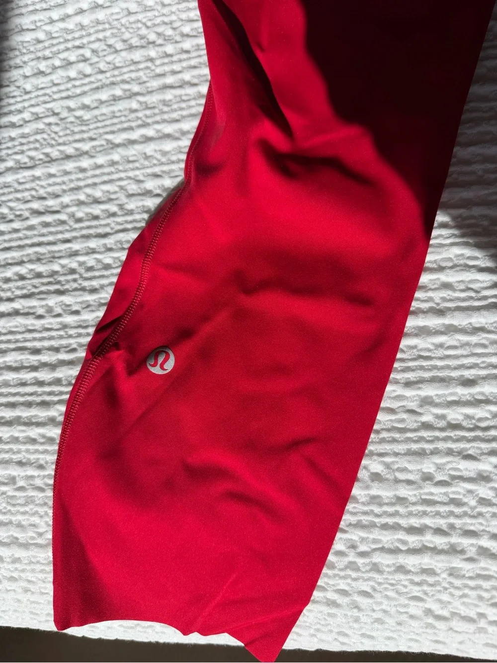lululemon athletica Red Athletic Leggings